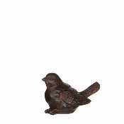Oiseau dcoratif en Bois Couleur Rouille Dcoris