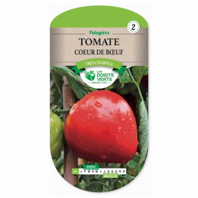 Graines Tomate Coeur de Boeuf - Les Doigts Verts