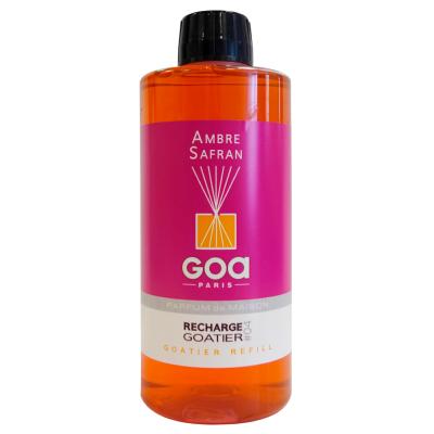 Recharge GOA pour diffuseur de parfum Ambre Safran 500 ml