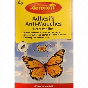 4 Adhsifs Anti-Mouches Dcor Papillon - Aeroxon